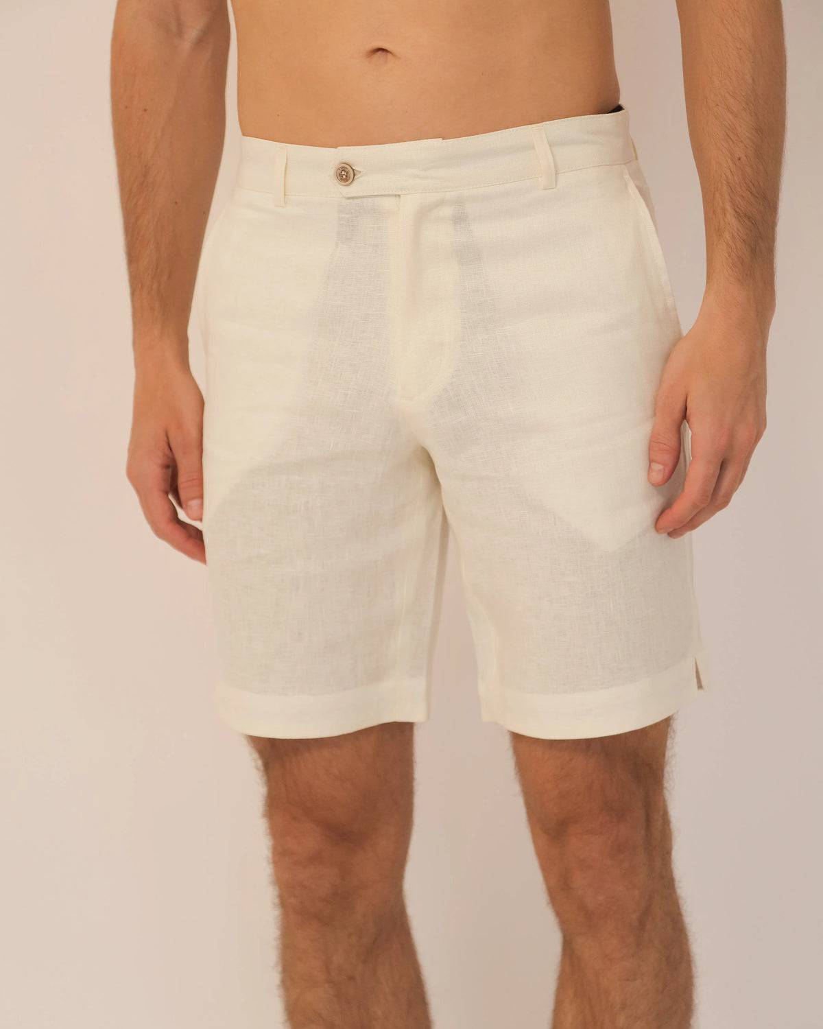 Bermudas 100% Lino