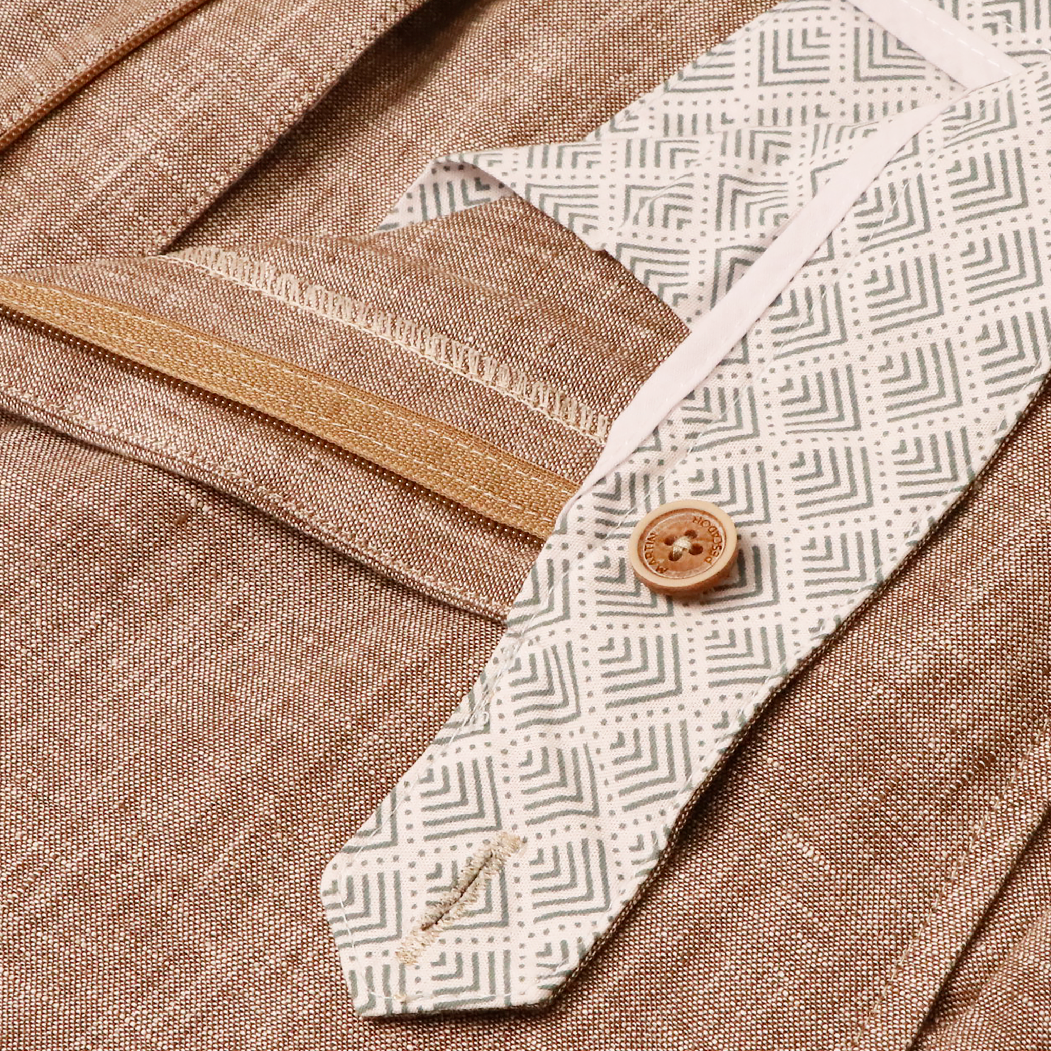 Pantalón Con Prenses 100% Lino - European Flax