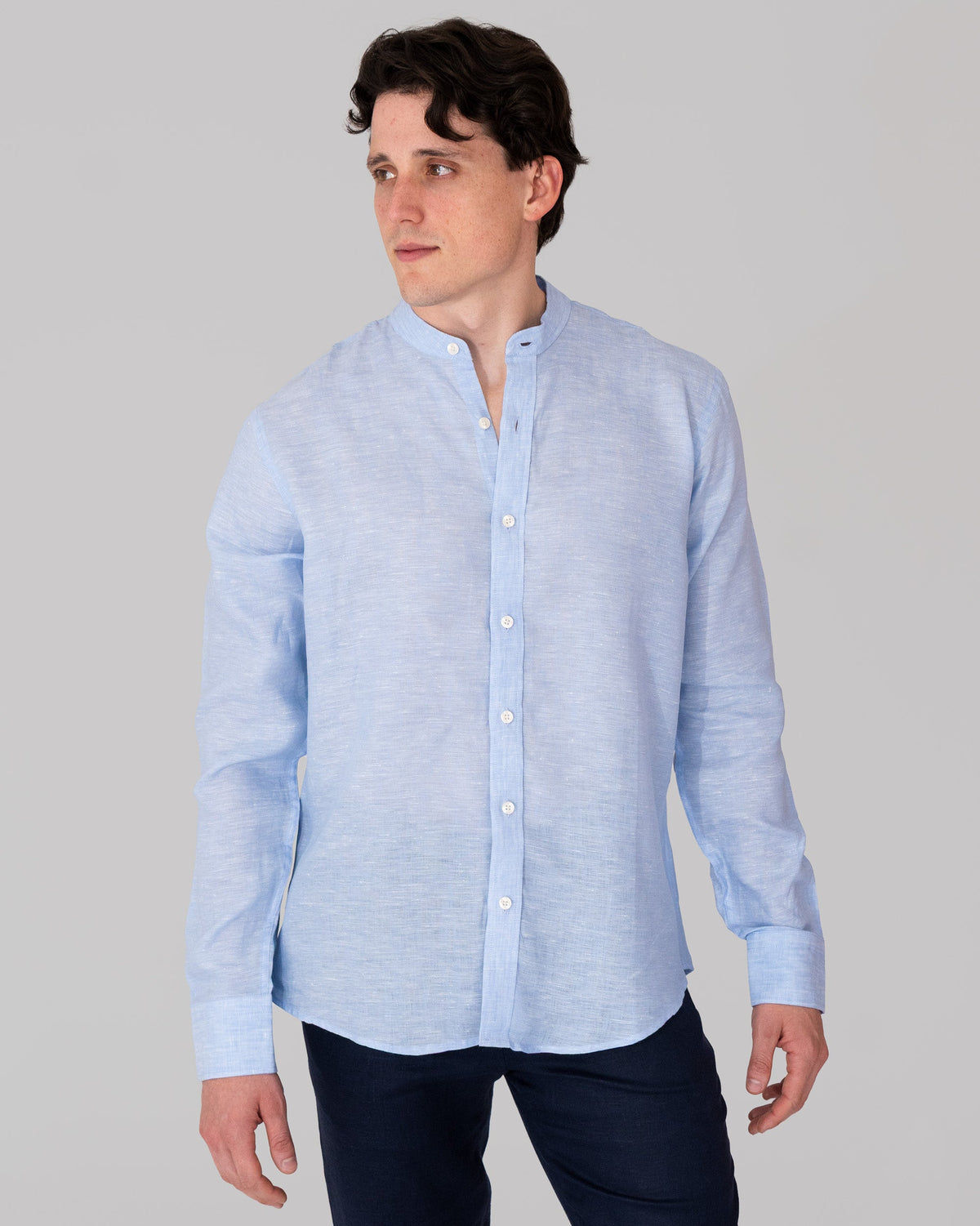 Camisas 100% Lino Cuello Nerú- European Flax