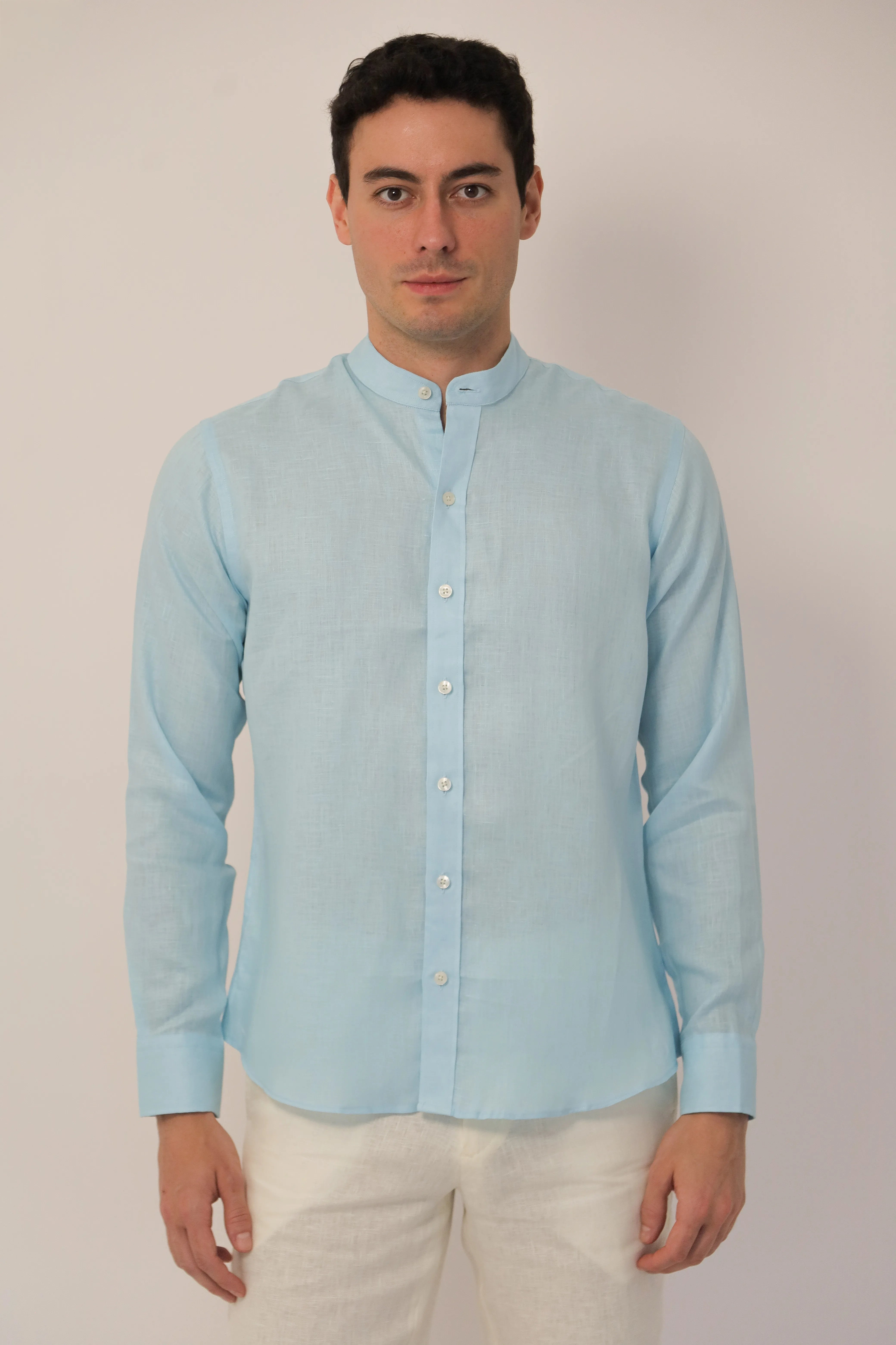 Camisas 100% Lino Cuello Nerú- European Flax