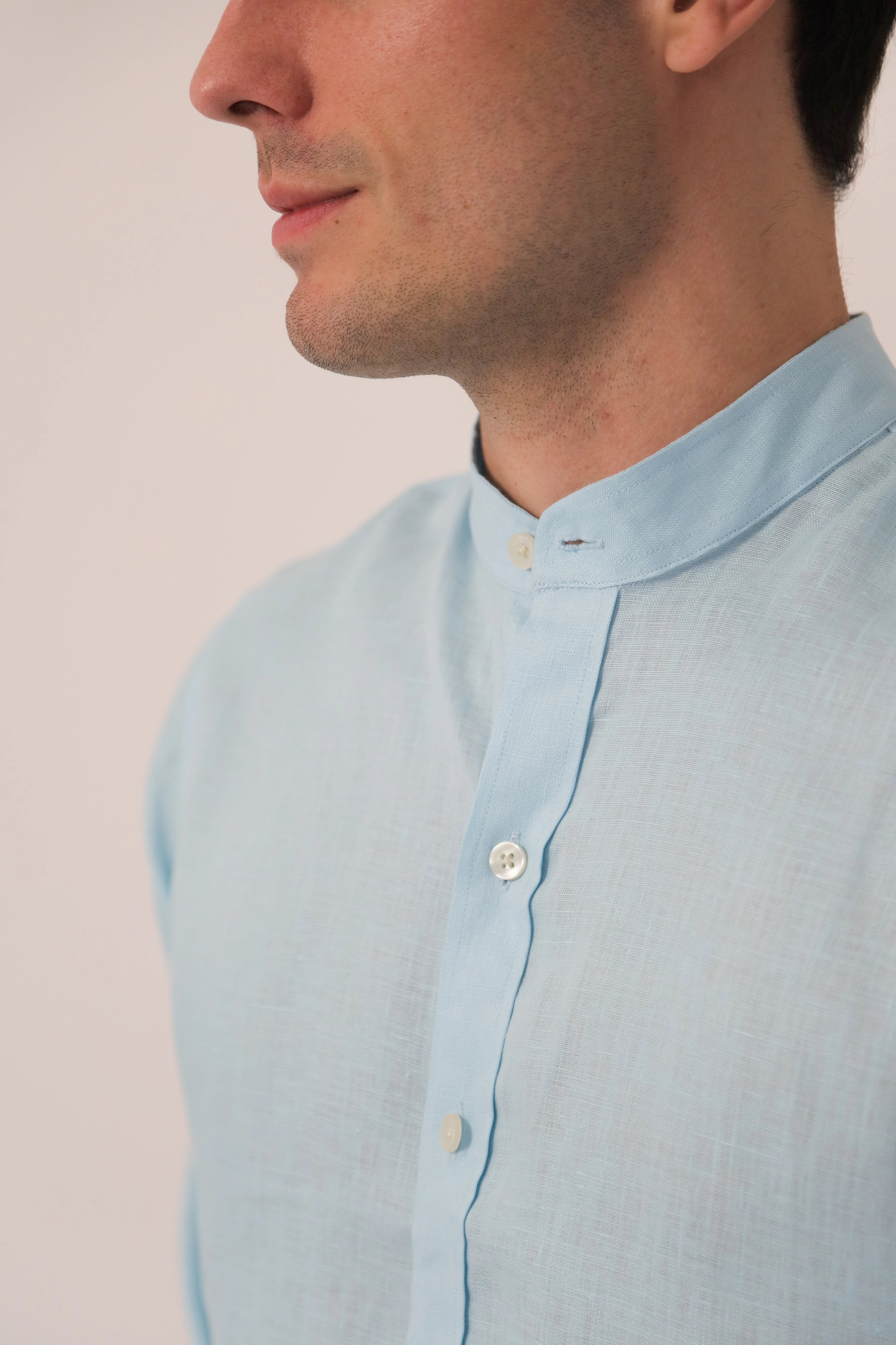 Camisas 100% Lino Cuello Nerú- European Flax