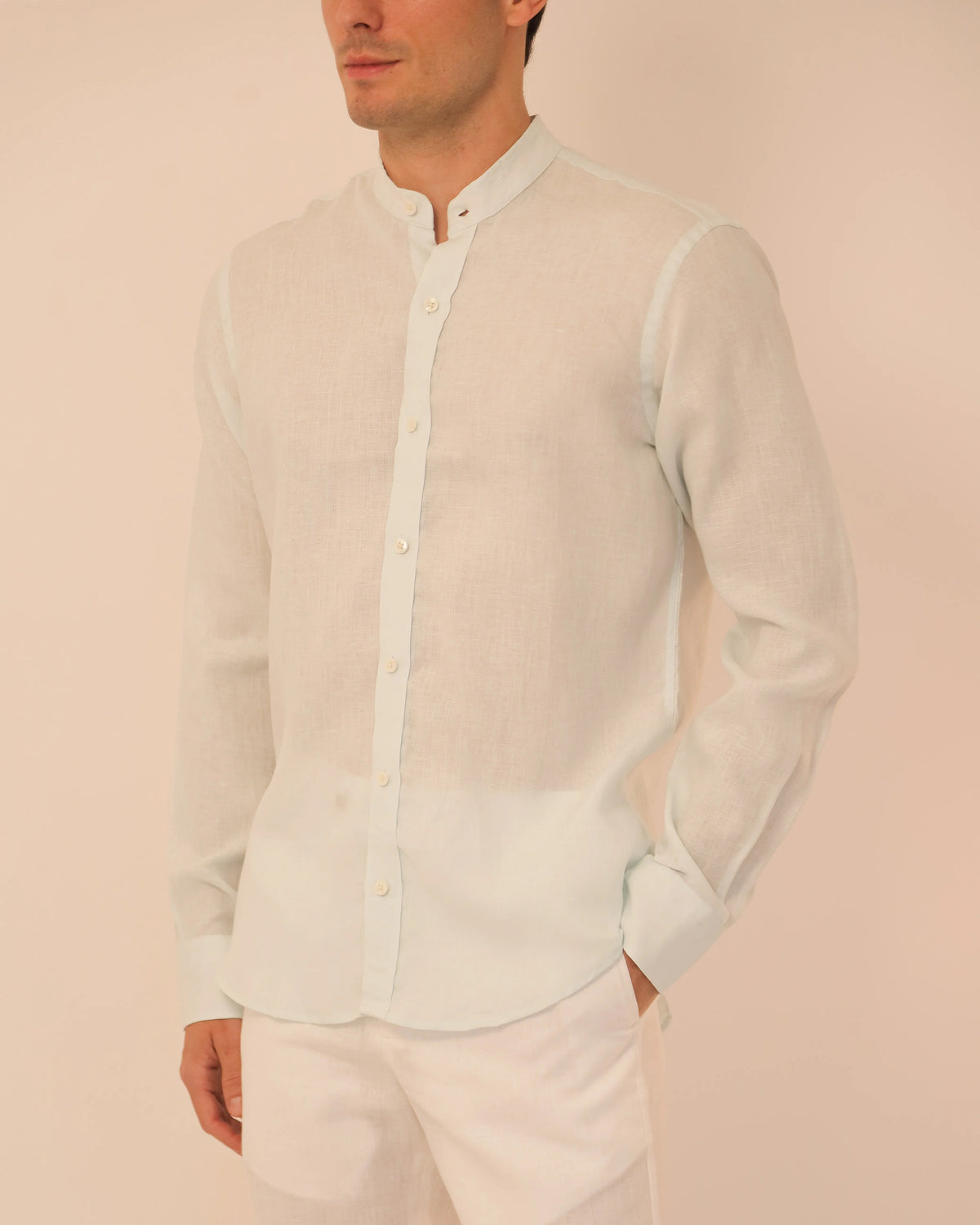 Camisas 100% Lino Cuello Nerú- European Flax