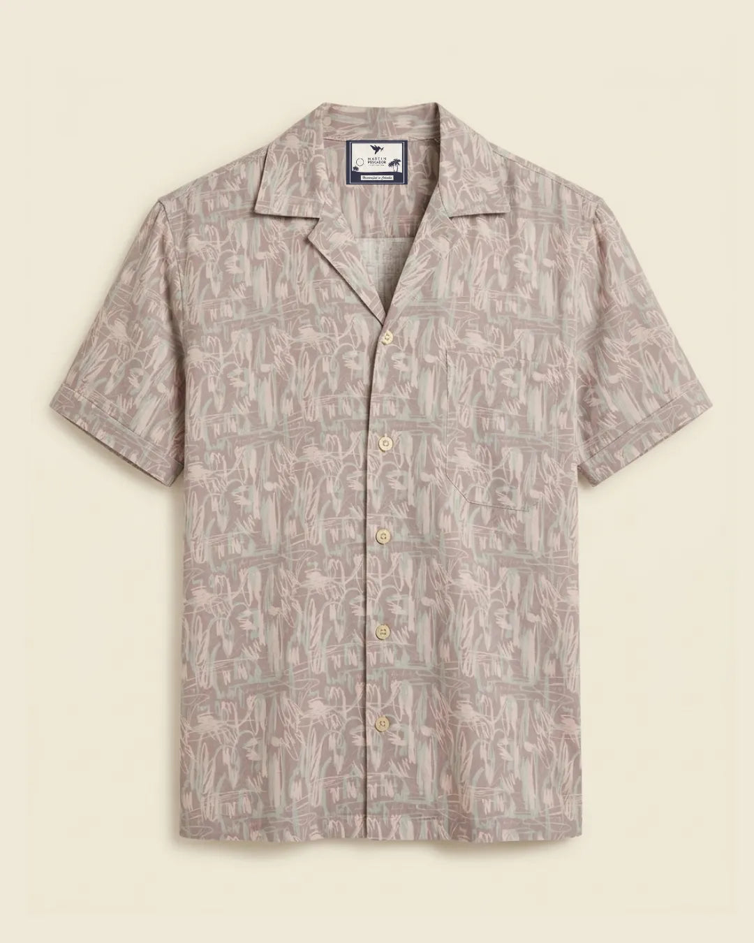 Camisas Cubanas Estampada Caribbean Wild Life