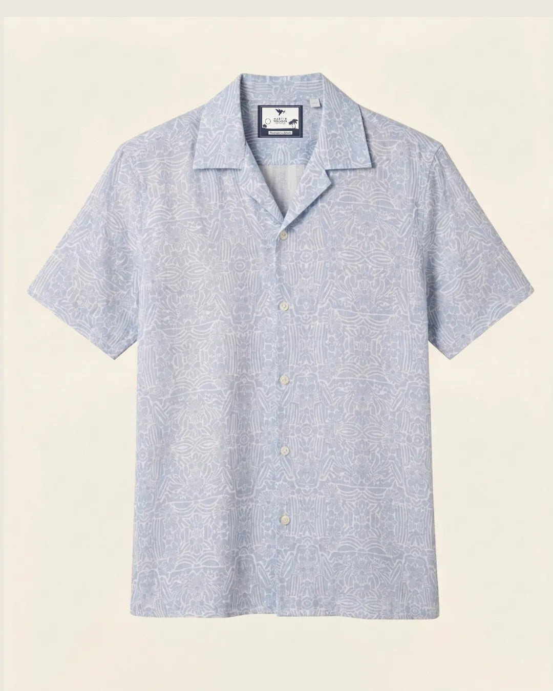 Camisas Cubanas Estampada Lavania