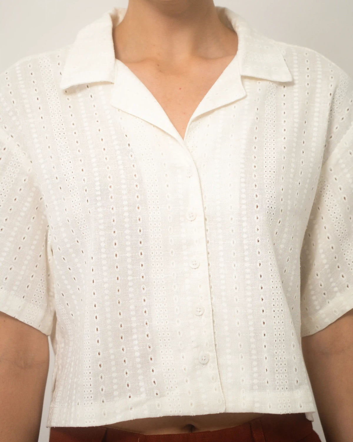 Cuban Shirt Women Algodón