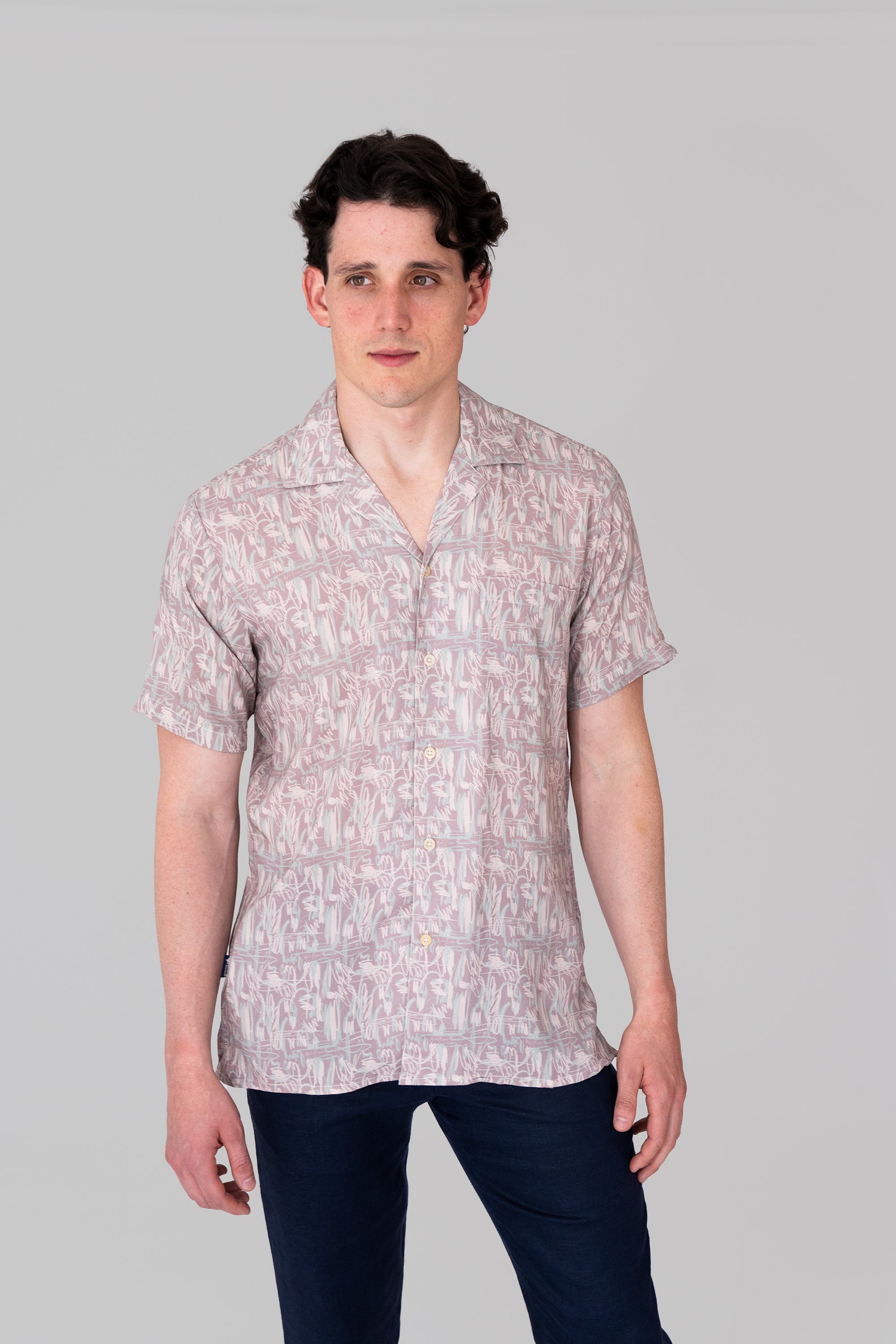 Camisas Cubanas Estampada Caribbean Wild Life