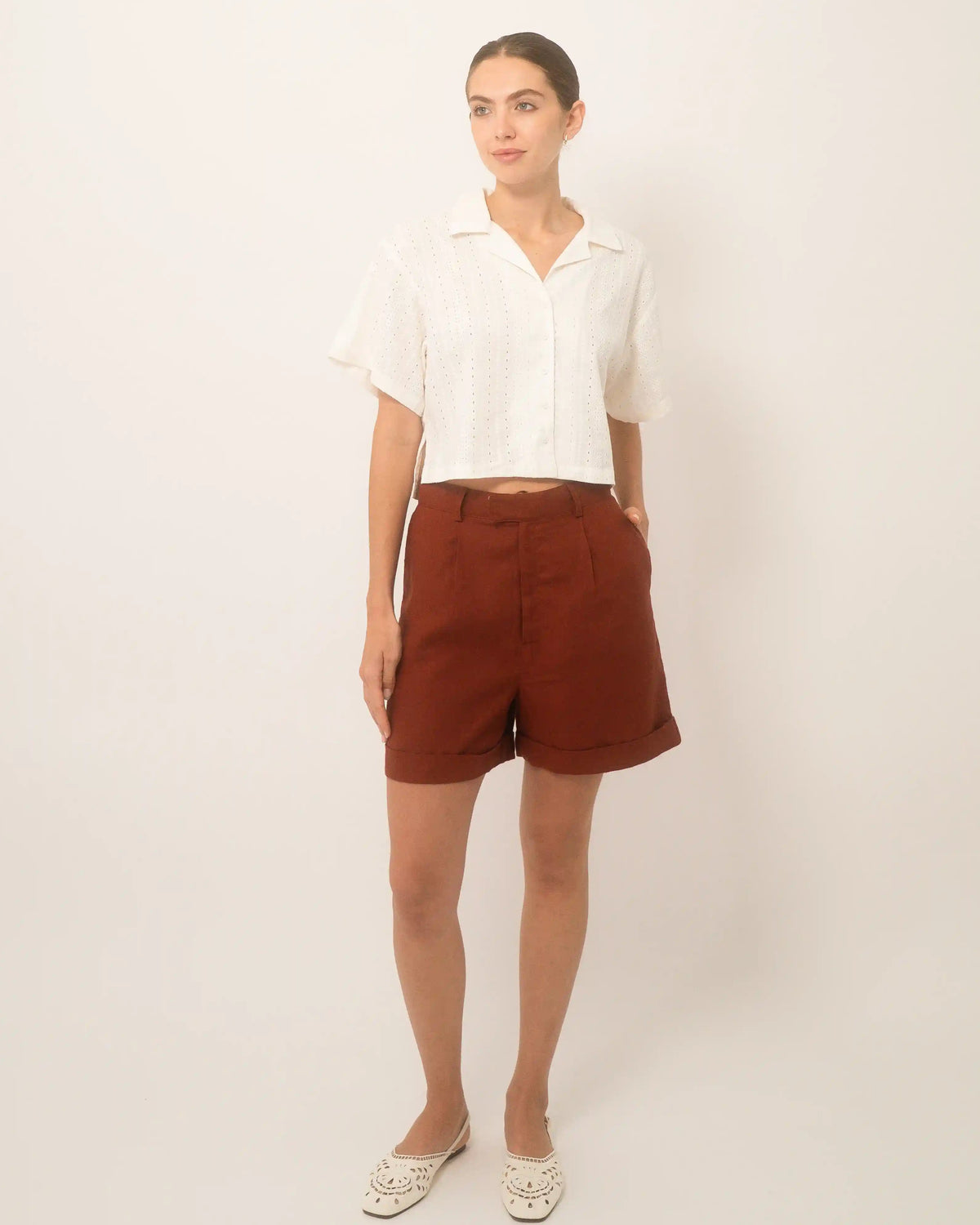 Diane Classic Short - European Flax
