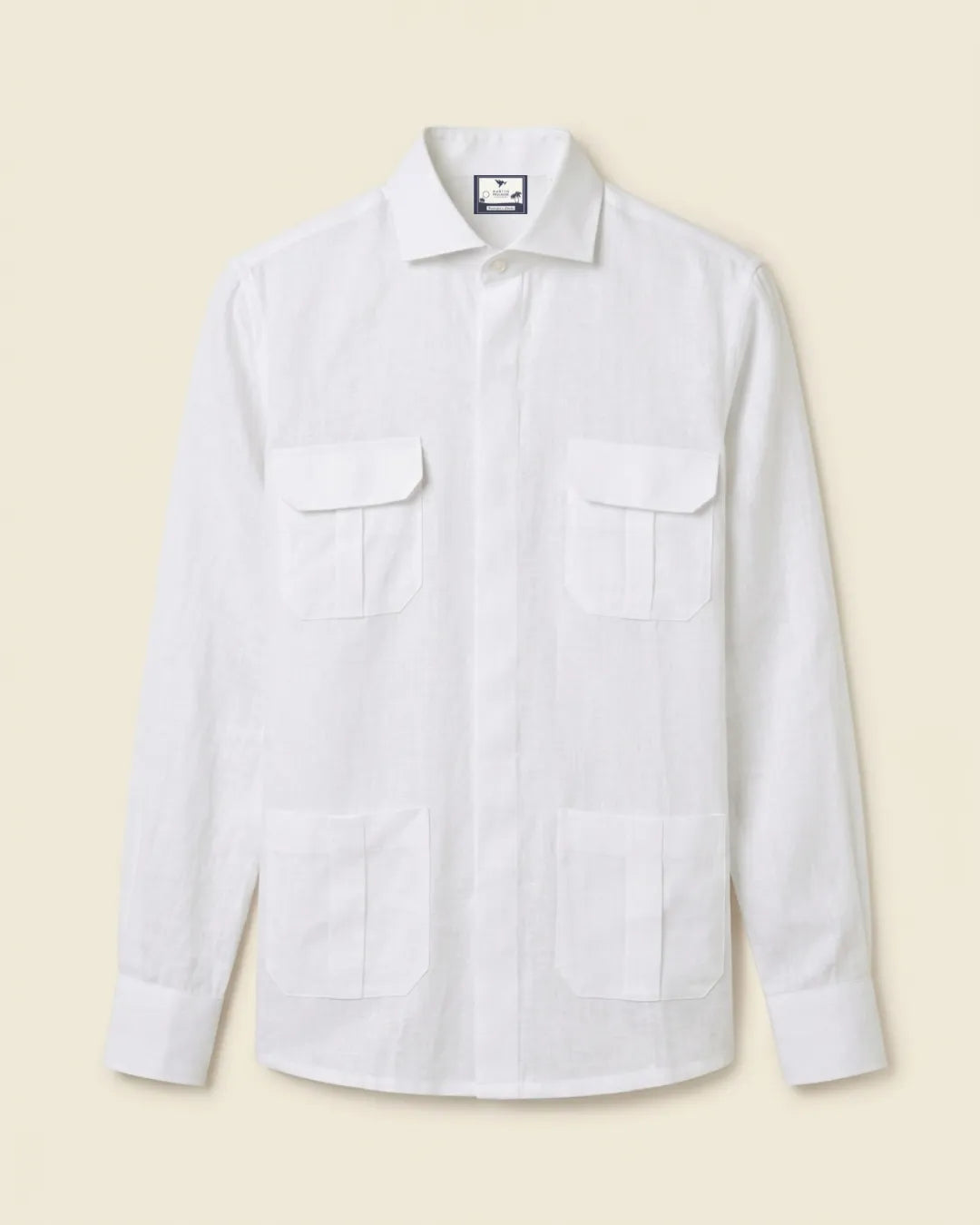 Guayabera Con Bolsillos - Covered Placket