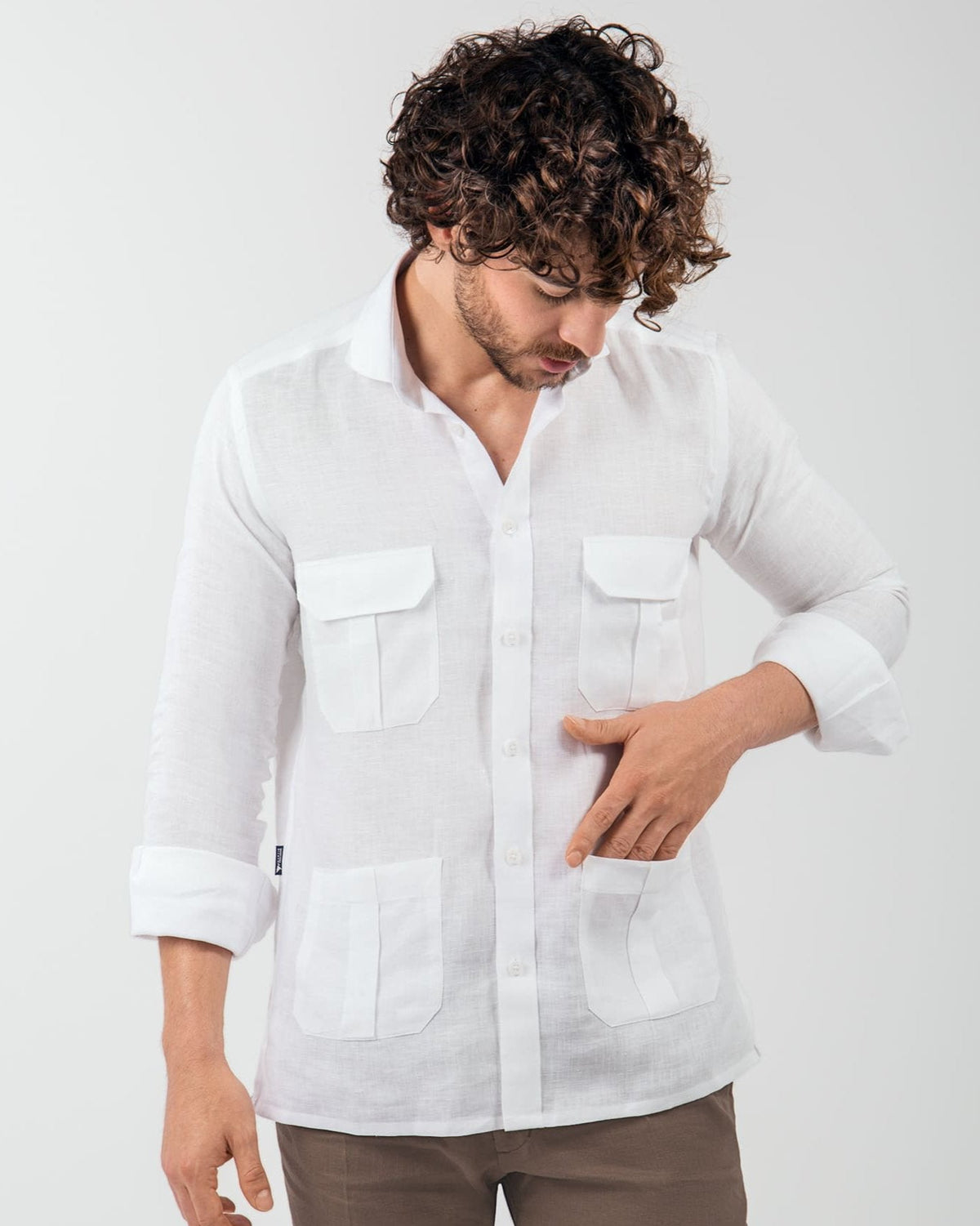 Guayabera Con Bolsillos