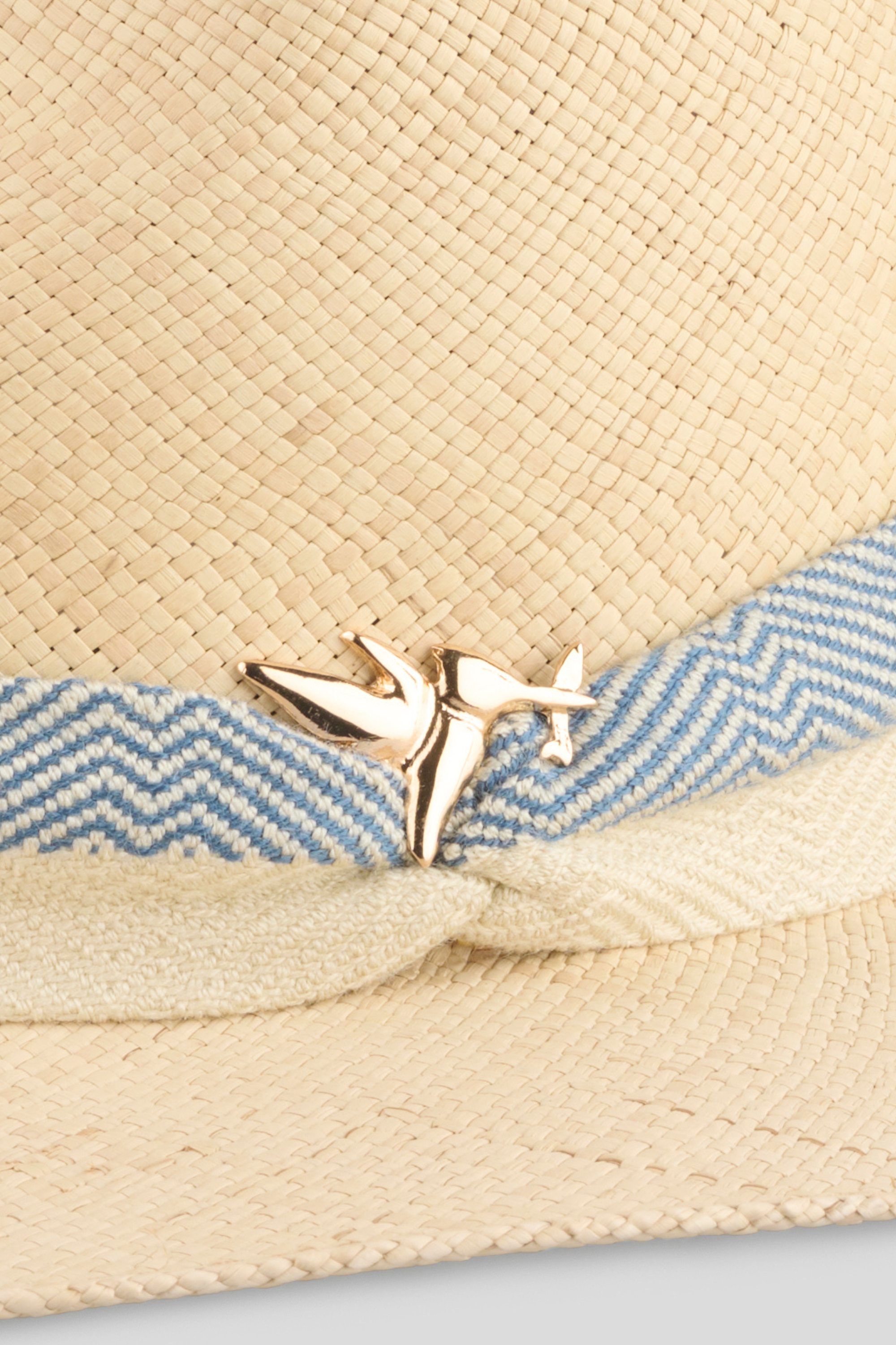 Sombreros Crema Fino Cinta Grecia Herraje MP