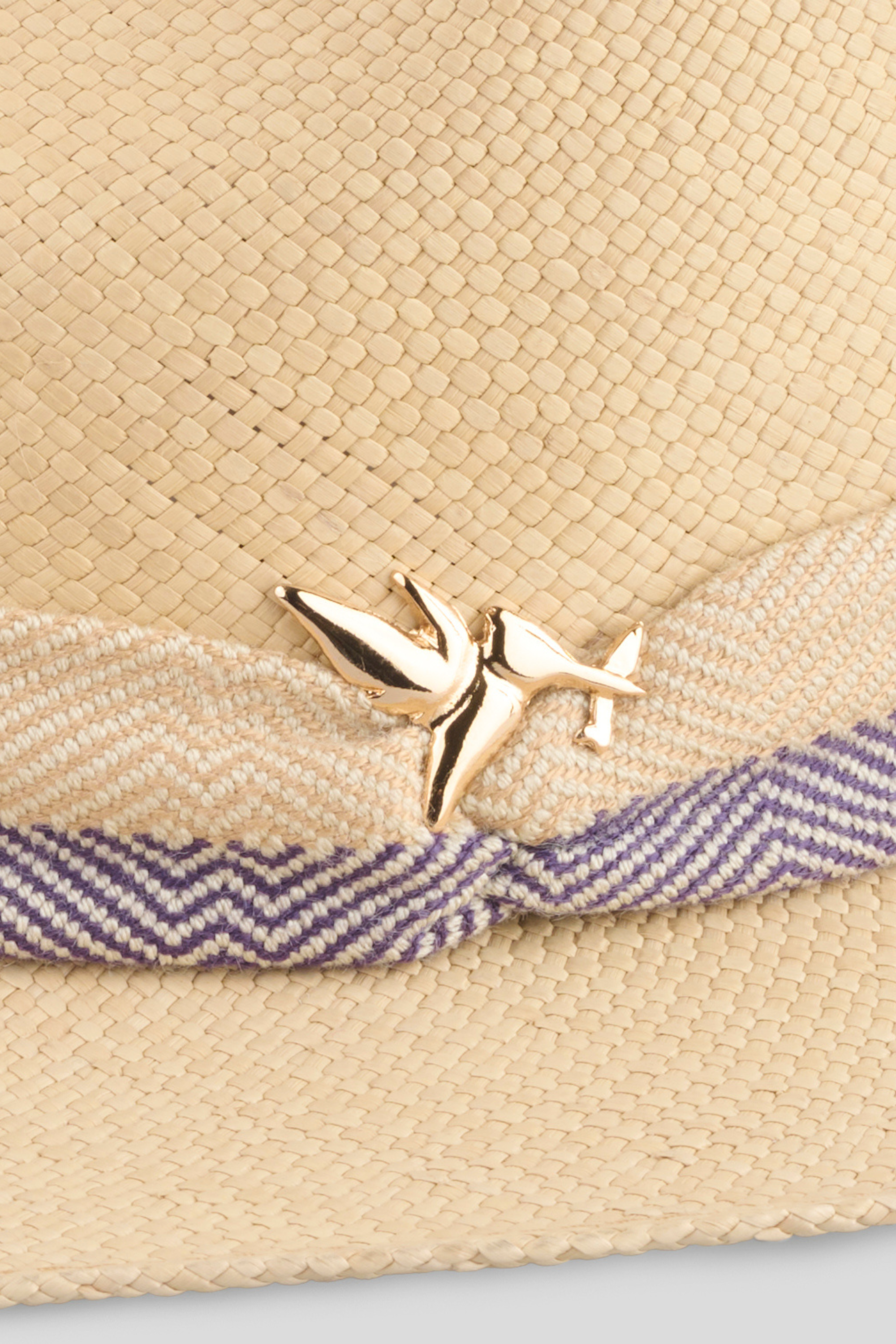 Sombreros Crema Fino Cinta Grecia Herraje MP
