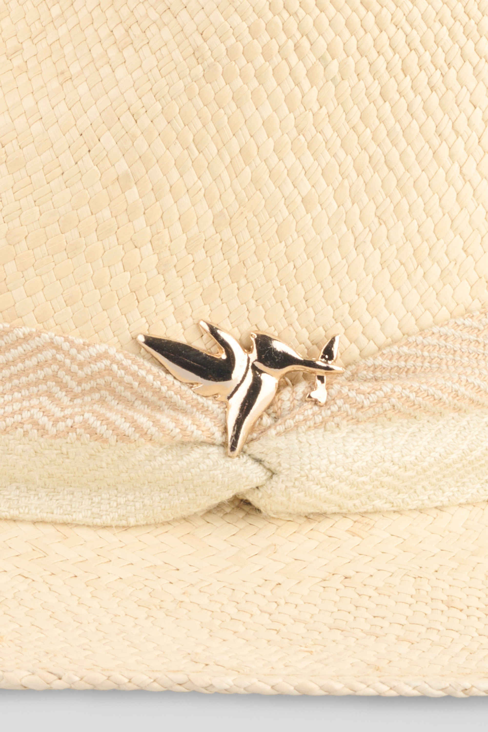 Sombreros Crema Fino Cinta Grecia Herraje MP