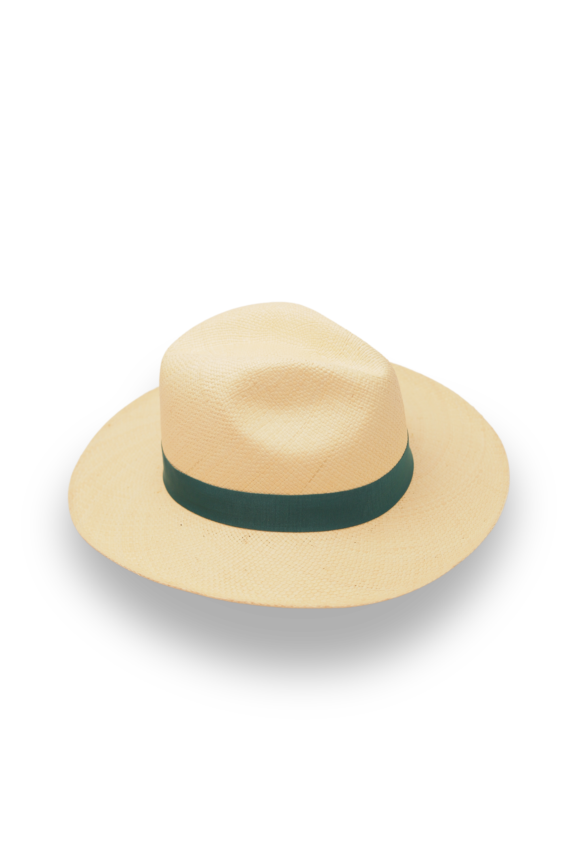 Sombreros Crema Fino Cinta Sencilla Herraje Moneda