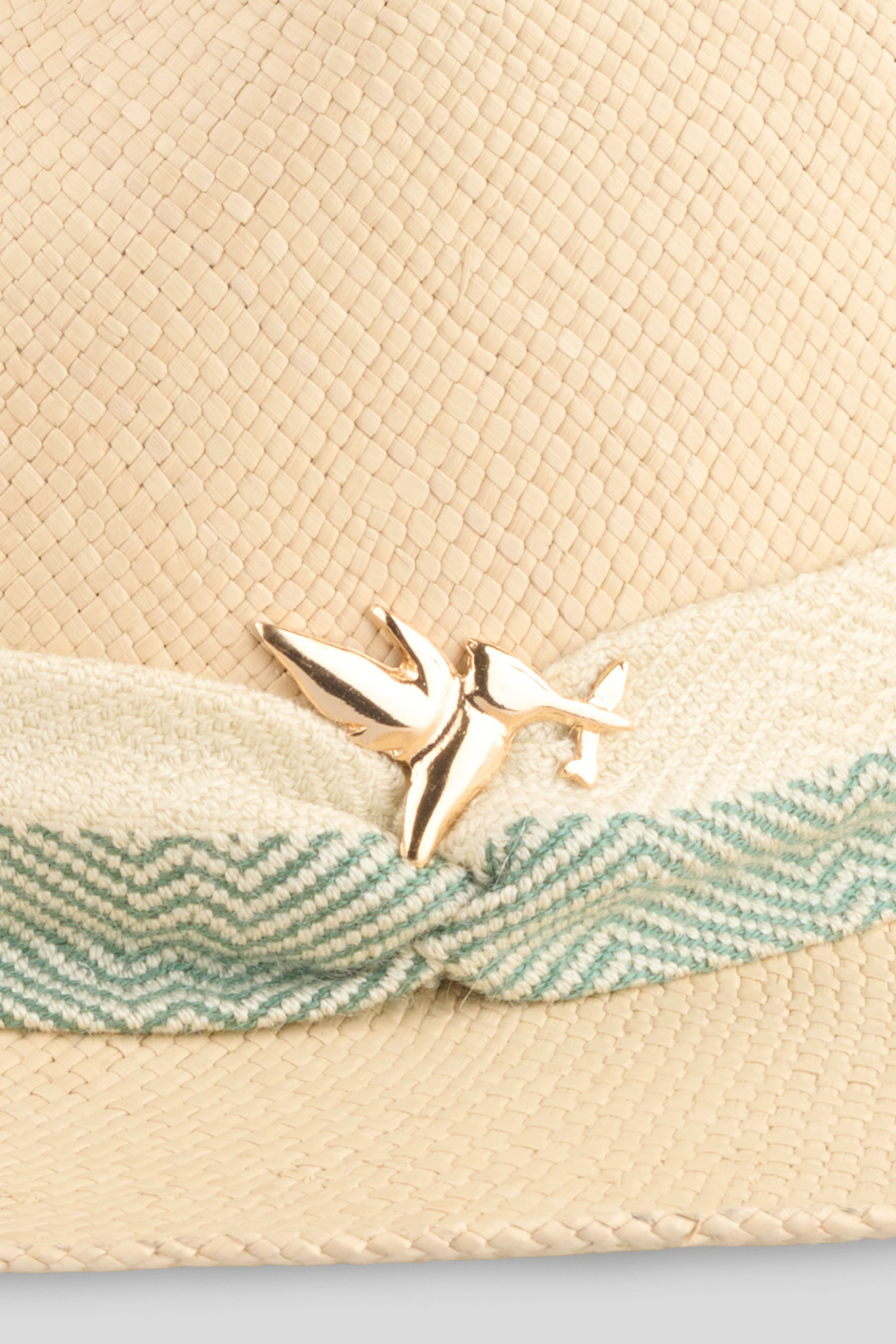Sombreros Crema Fino Cinta Grecia Herraje MP