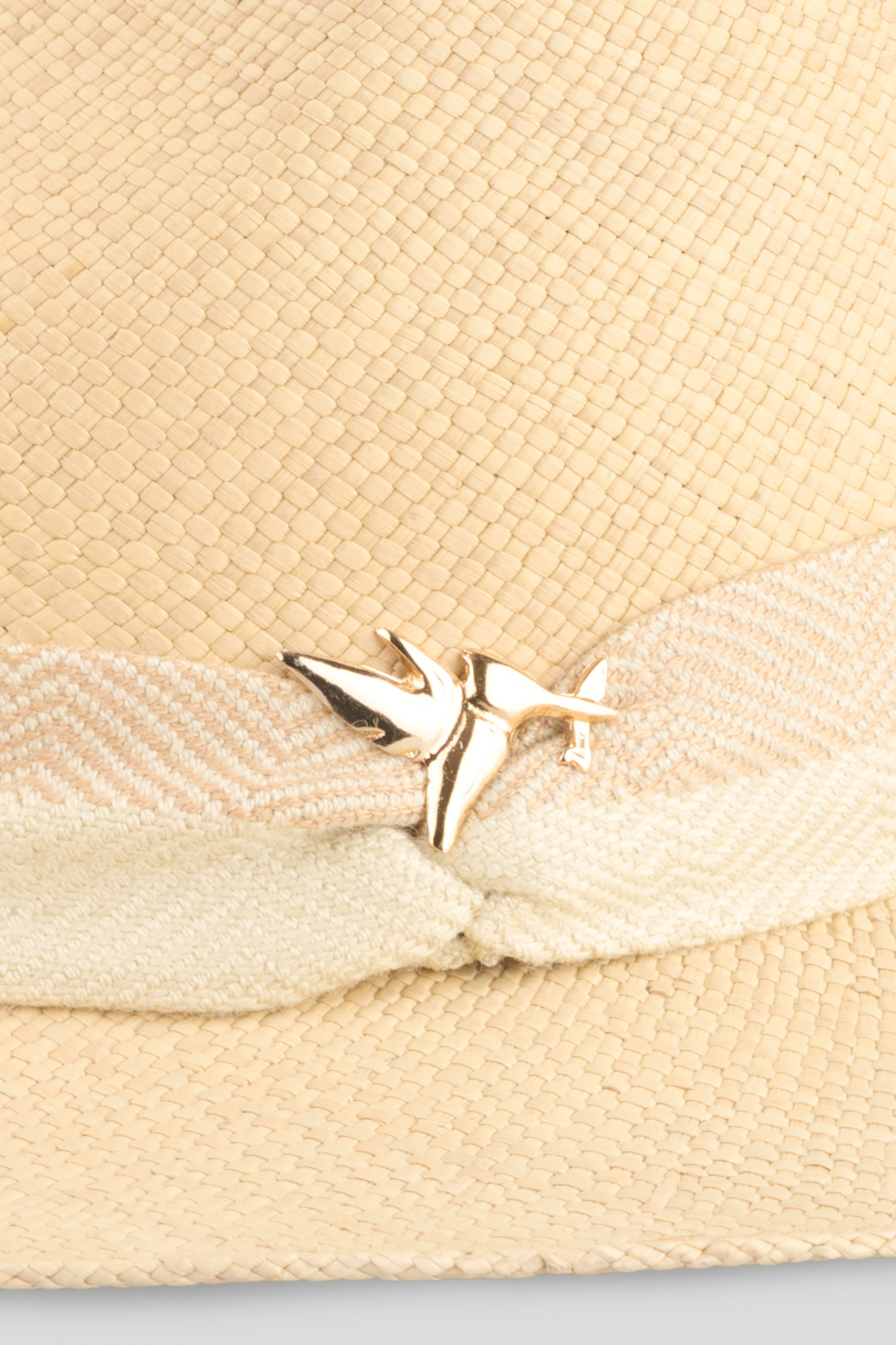 Sombreros Crema Fino Cinta Grecia Herraje MP