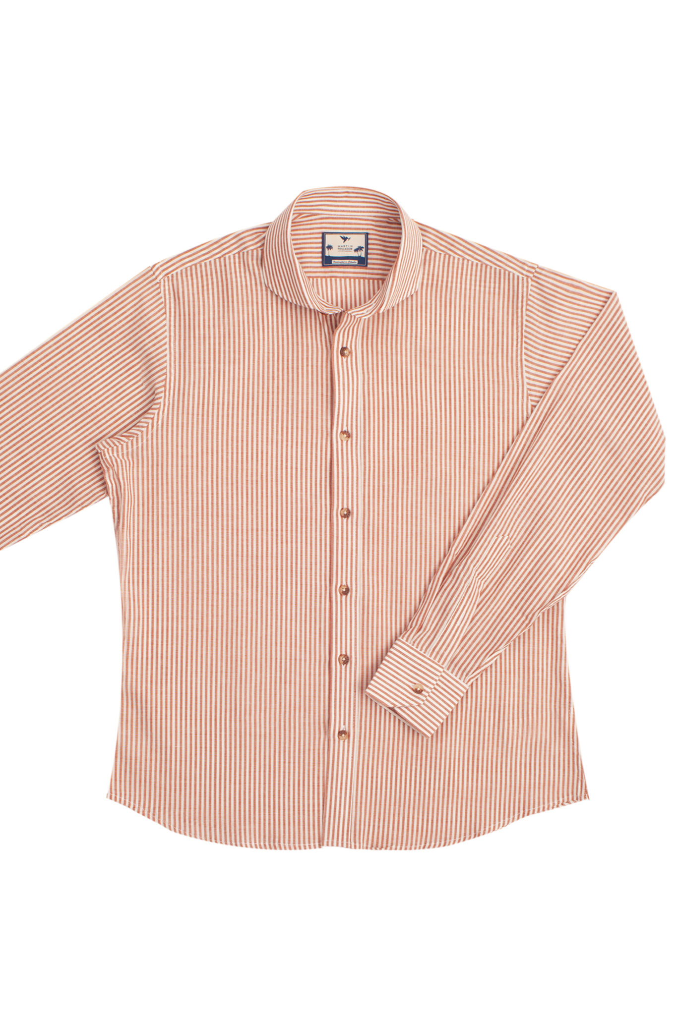 Camisas 100% Algodón Cuello Italiano Outlet