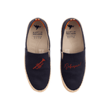 Loafer 100% Artesanal Navy Con Bordados - Outlet