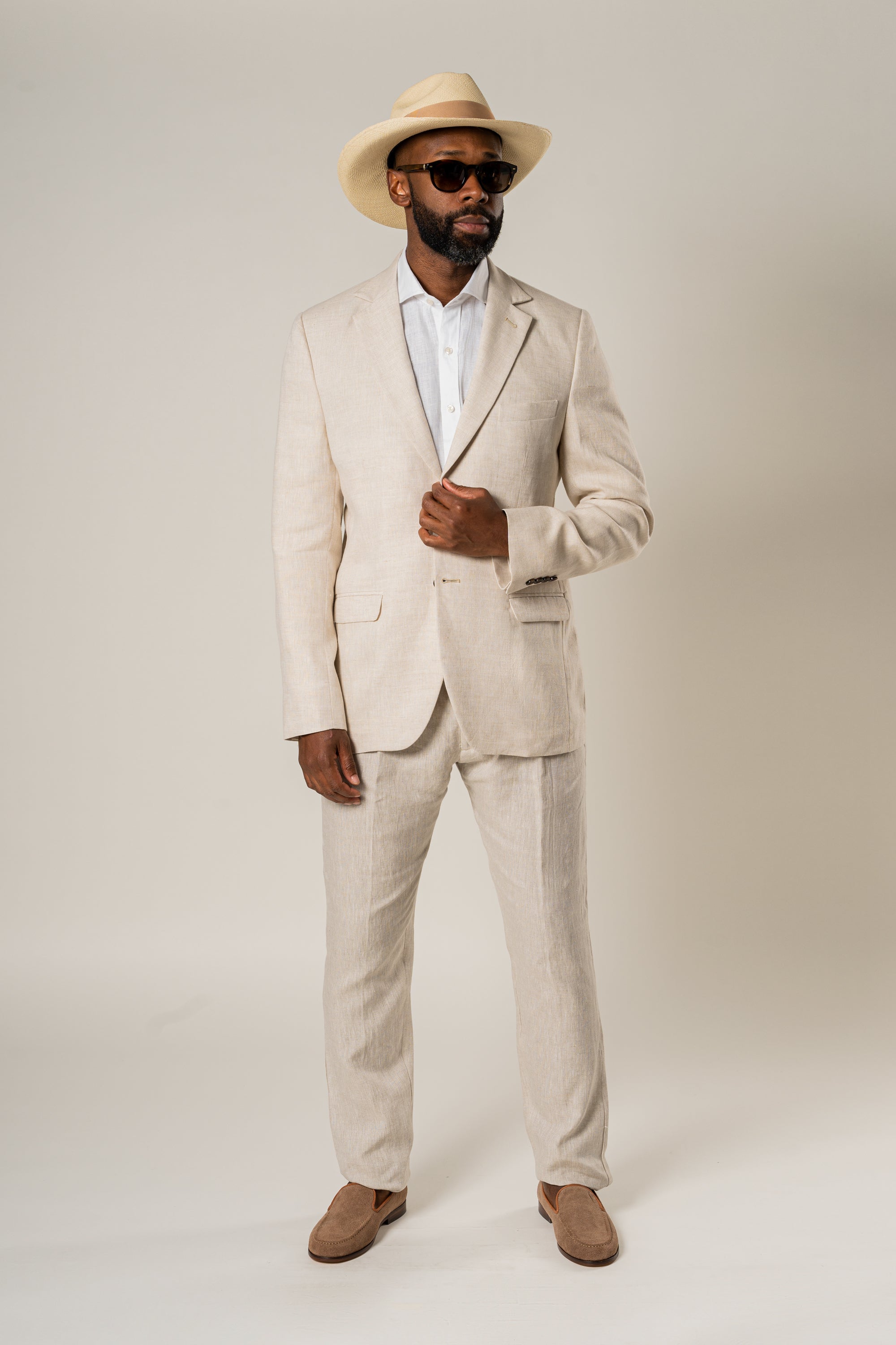 Blazer Negroni Natural 100% Lino