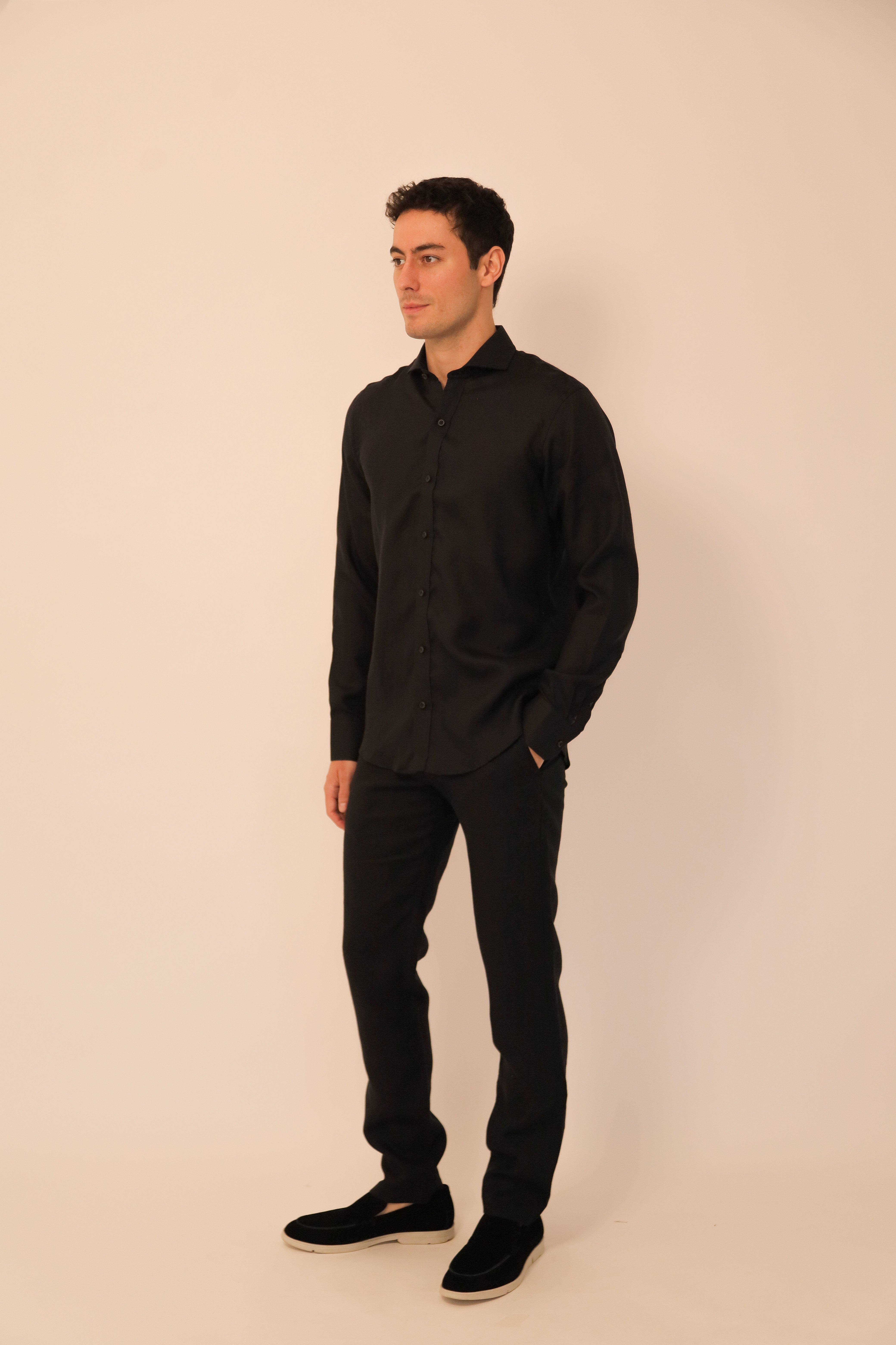 Pantalón Classic Fit Ferry Lino 100%