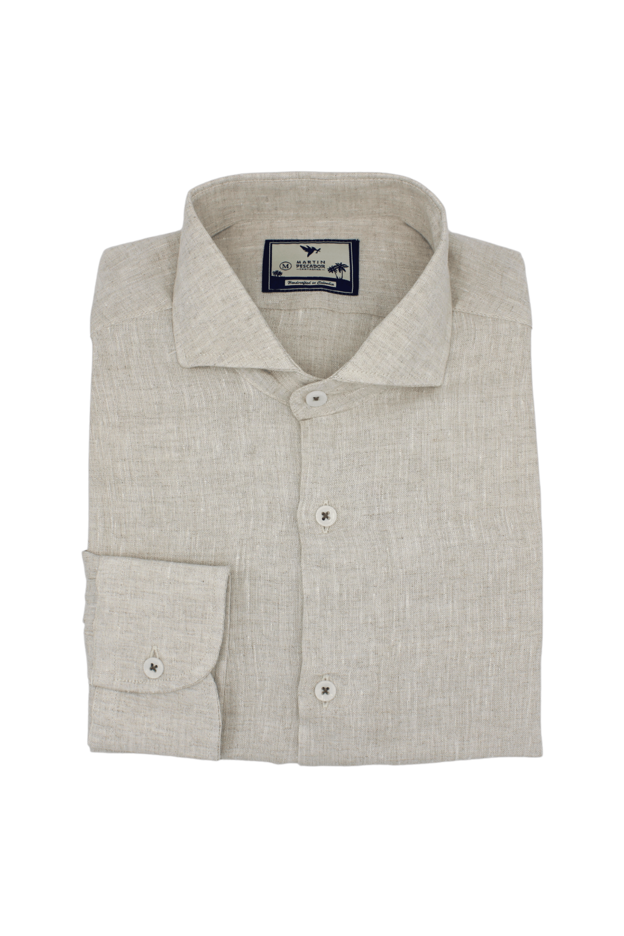 Camisas Clean Finish Jaspe Classic Fit- European Flax