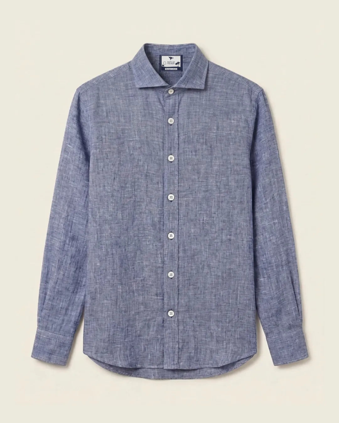 Camisas 100% Lino Cuello Francés- European Flax