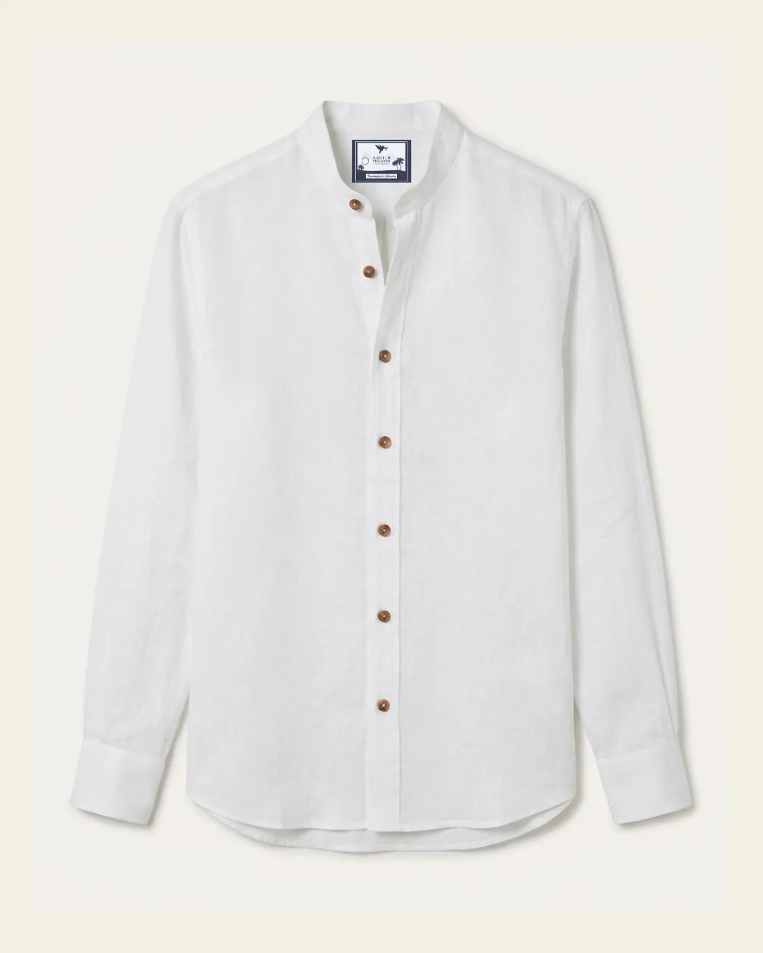 Camisas 100% Lino Cuello Nerú