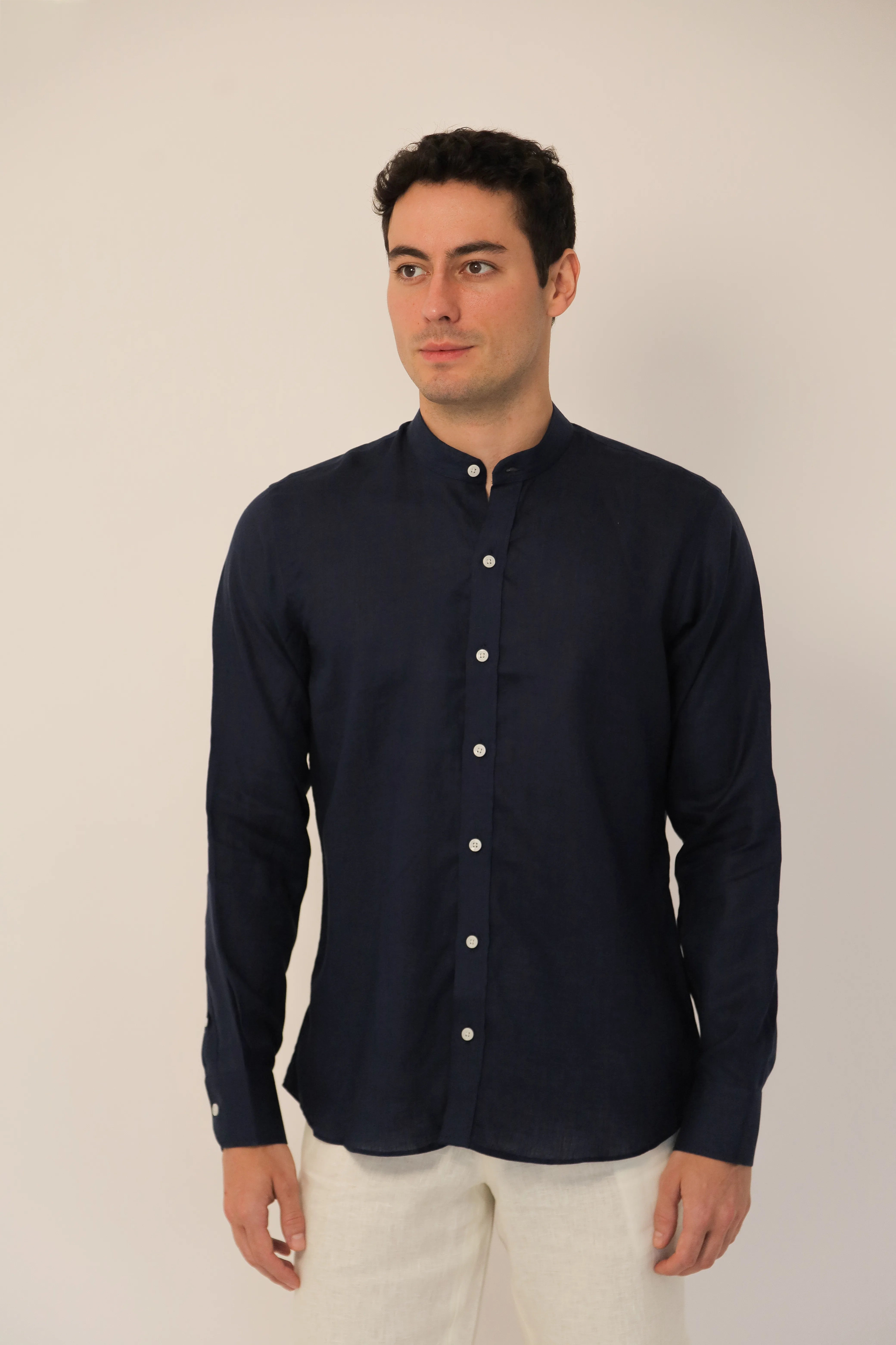 Camisas 100% Lino Cuello Nerú- European Flax