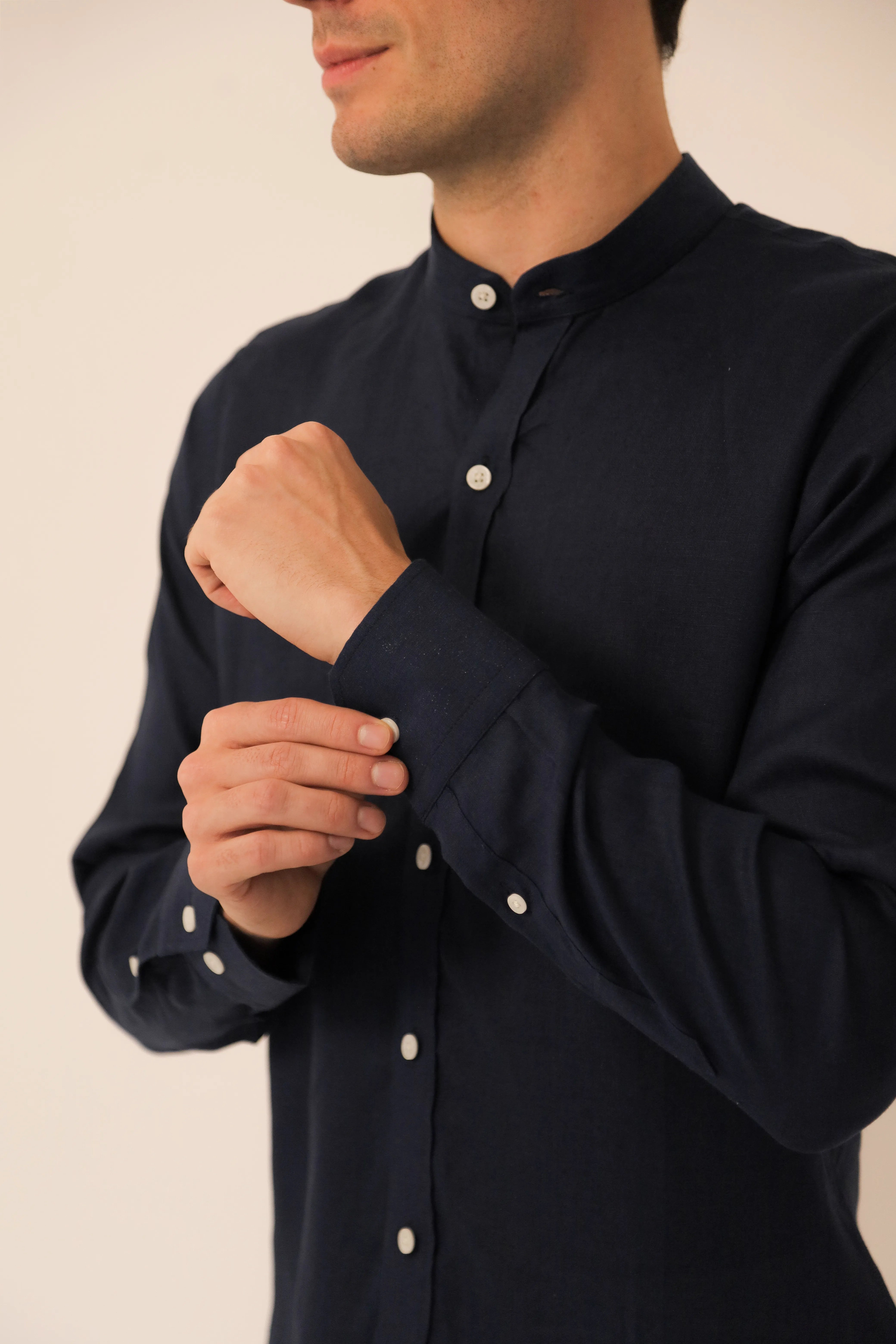 Camisas 100% Lino Cuello Nerú- European Flax