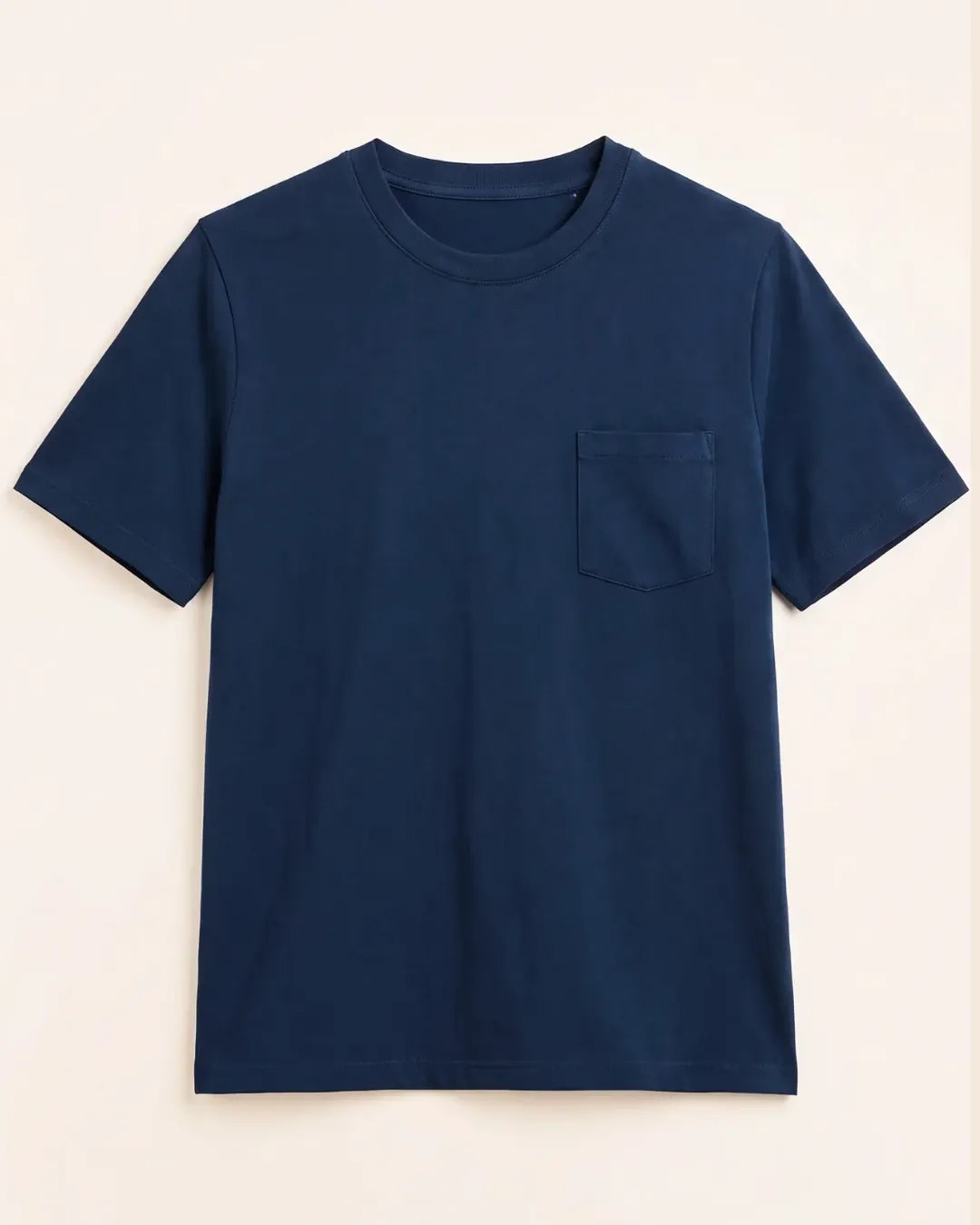 Camisetas 100% Algodón Con Bolsillo