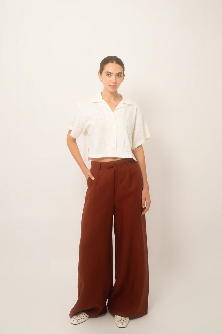 Cuban Shirt Women Algodón