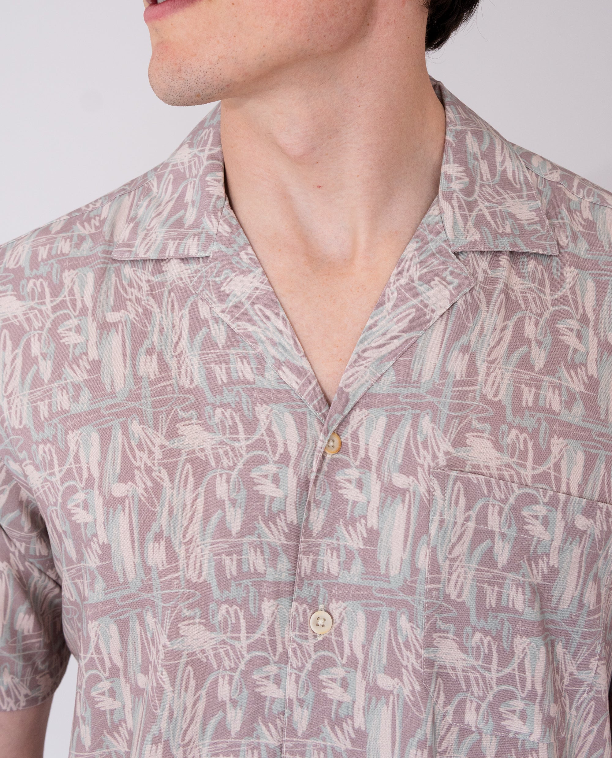 Camisas Cubanas Estampada Caribbean Wild Life