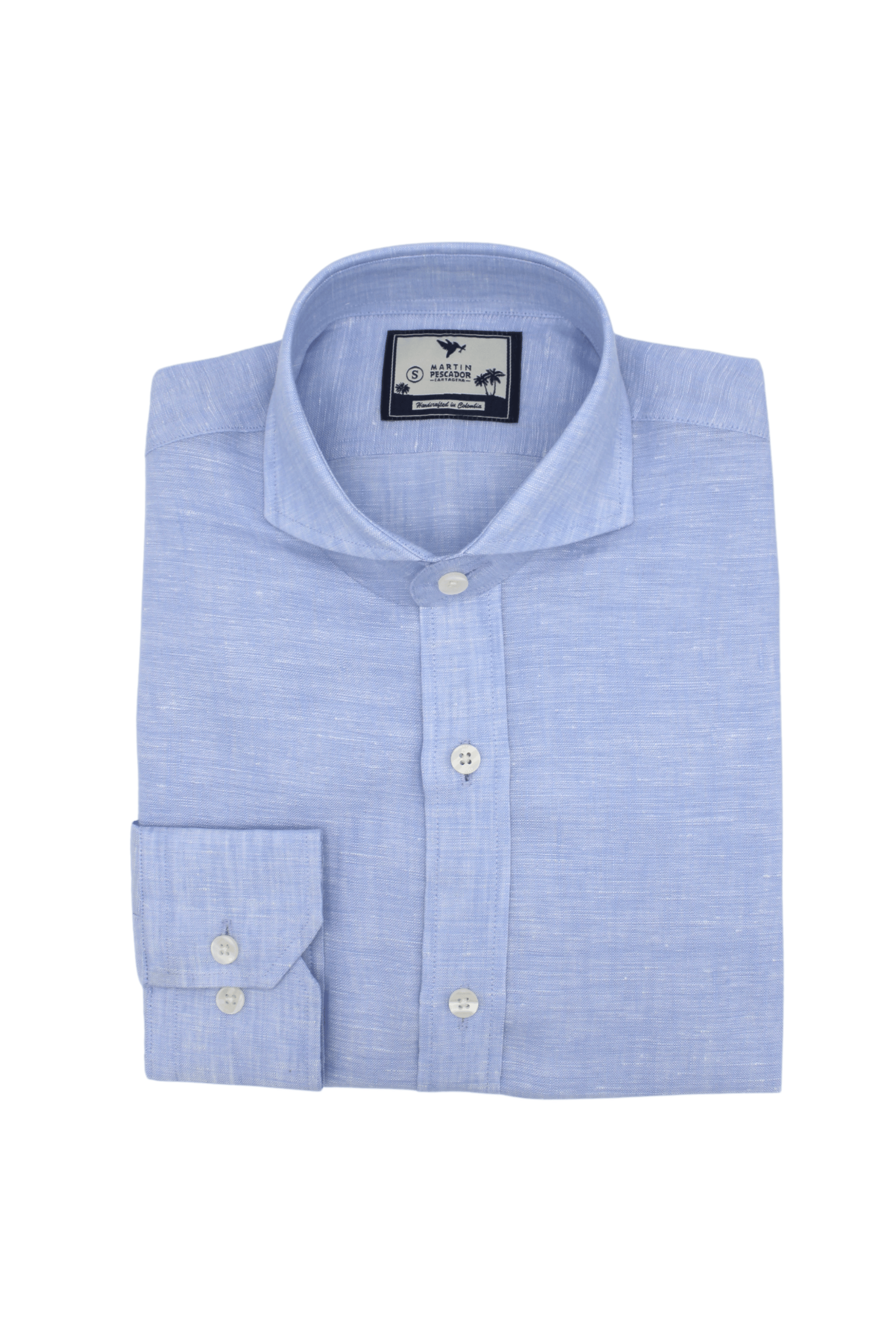 Camisas 100% Lino Cuello Francés- European Flax