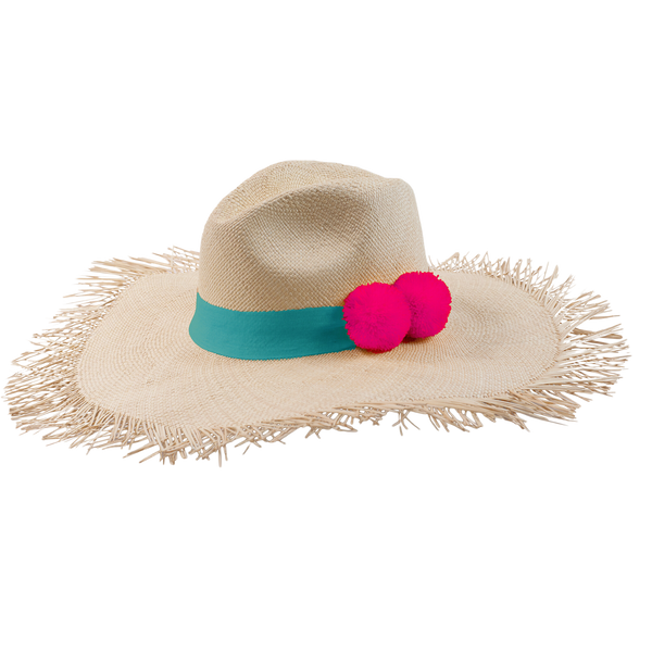 Sombrero Desflecado Crema Fino- Outlet