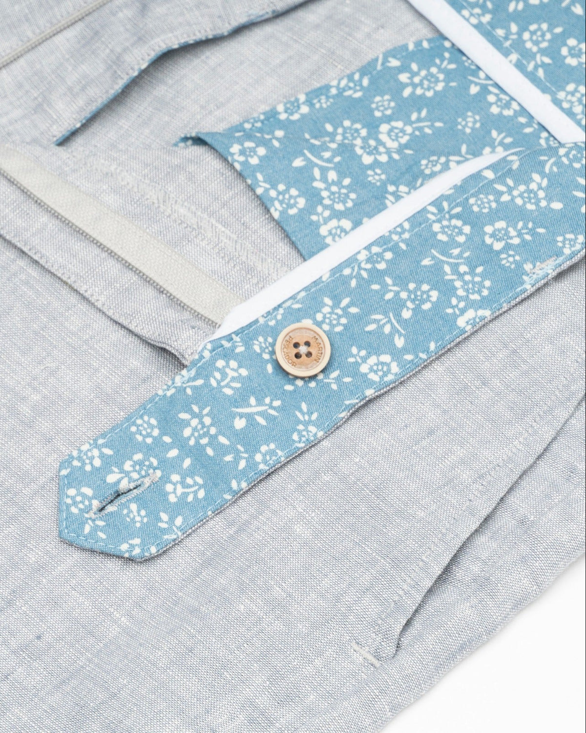 Pantalón Con Prenses 100% Lino - European Flax