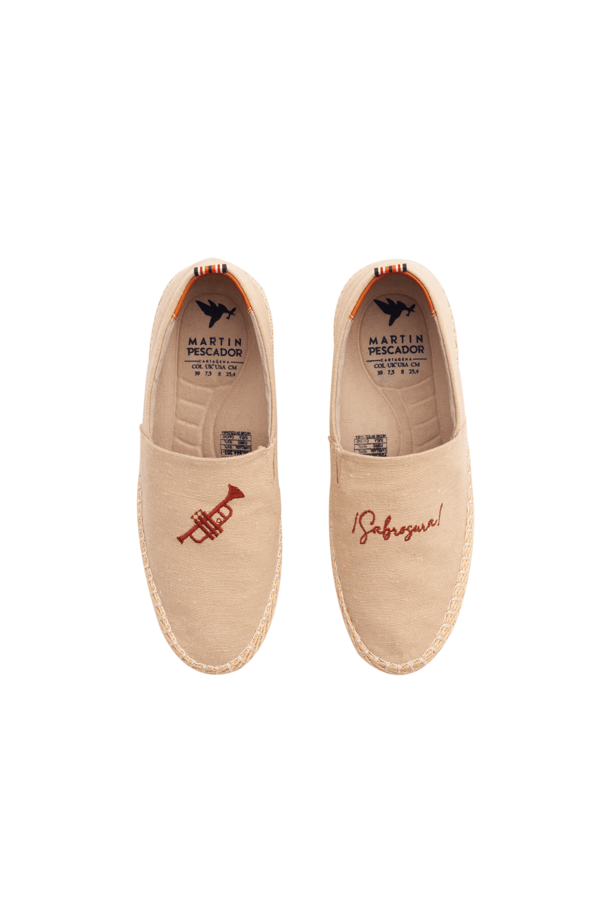 Loafer 100% Artesanal Con Bordados - Outlet