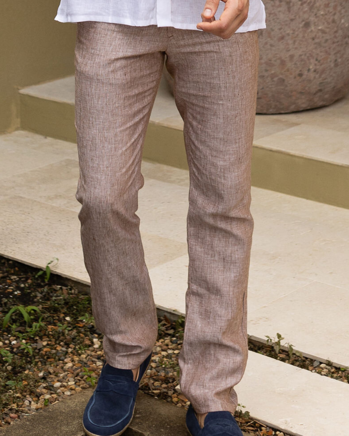 Pantalón 100% Lino Jaspe - European Flax