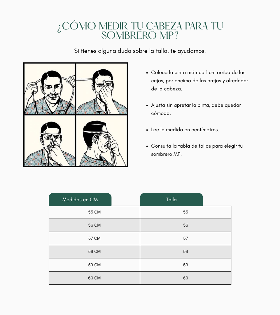 Guía de tallas