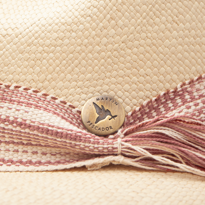 Sombreros Crema Fino Cinta Degrade Campania Herraje Moneda