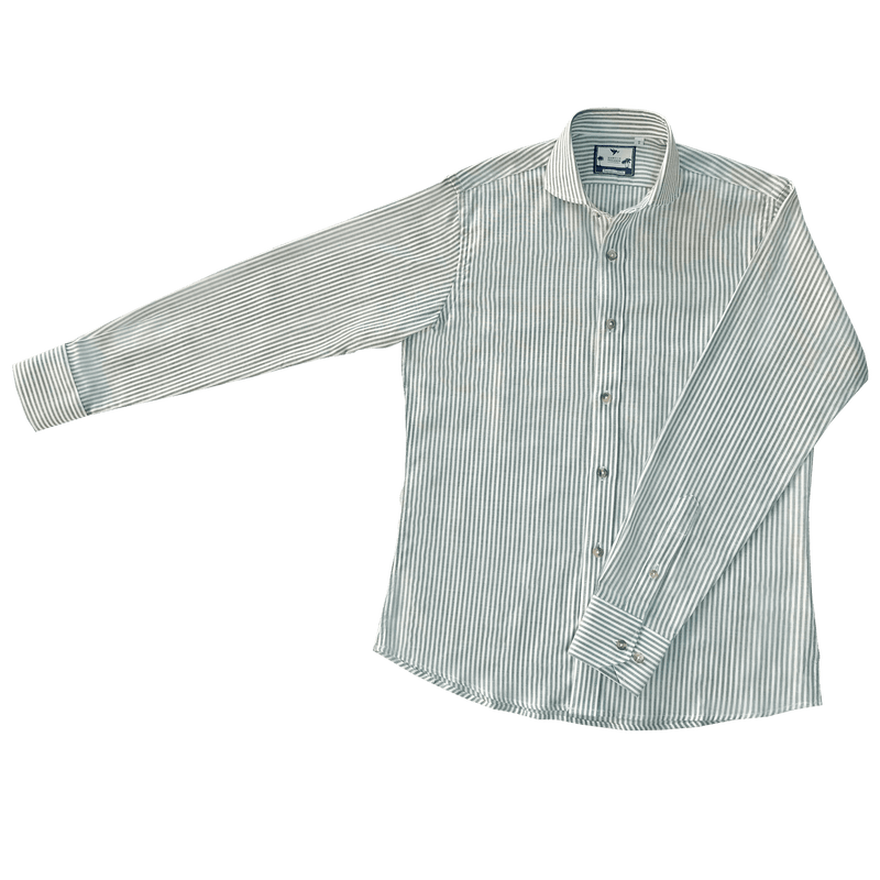 Camisas 100% Algodón Cuello Italiano